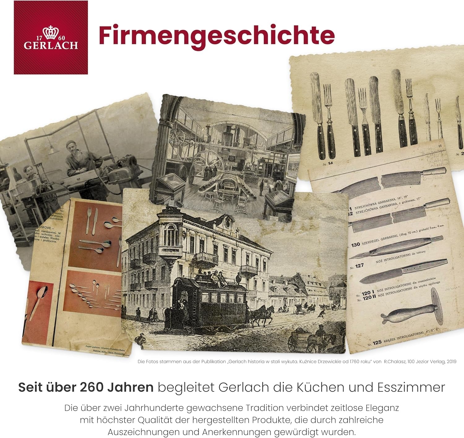 Gerlach 1760 servisset - 18 delar - Bordsservering för 6 personer - Tallrikset - Modernt porslin, vitt
