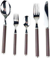 Villeroy And Boch Play Chocolate Brown Bestick, för upp till 6 personer, 30 stycken, rostfritt stål, brunt plasthandtag Kitchen Naty Shop