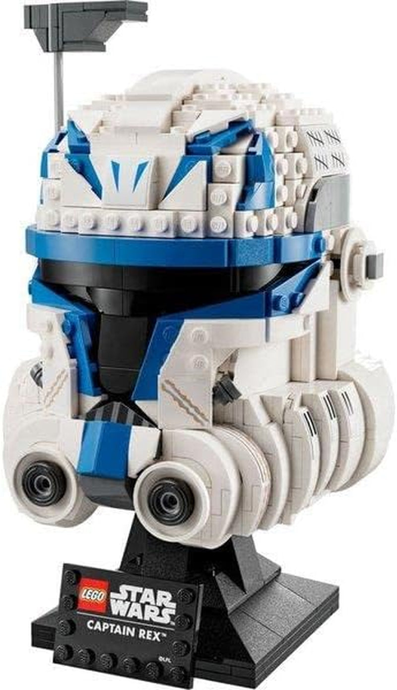 LEGO 75349 Star Wars Captain Rex Hjälmset Clone Wars Samlarmodell 2023-serien Souvenirbit och presentidé Byggset Besuche den LEGO-Store
