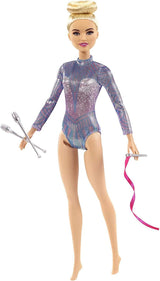 Barbie You Can Be Anything Serie Blont hår Rytmisk Gymnastik Tillbehör Docka ingår Barn Presentleksak Ålder 3+ GTN65