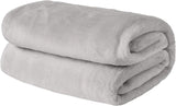 Brentfords Ultra Soft Fleece överkast, Silvergrå, Stor dubbel - 150 X 200 Cm Sängar och filtar Beuche den Brentfords-Store Silvergrå 150 X 200 Cm
