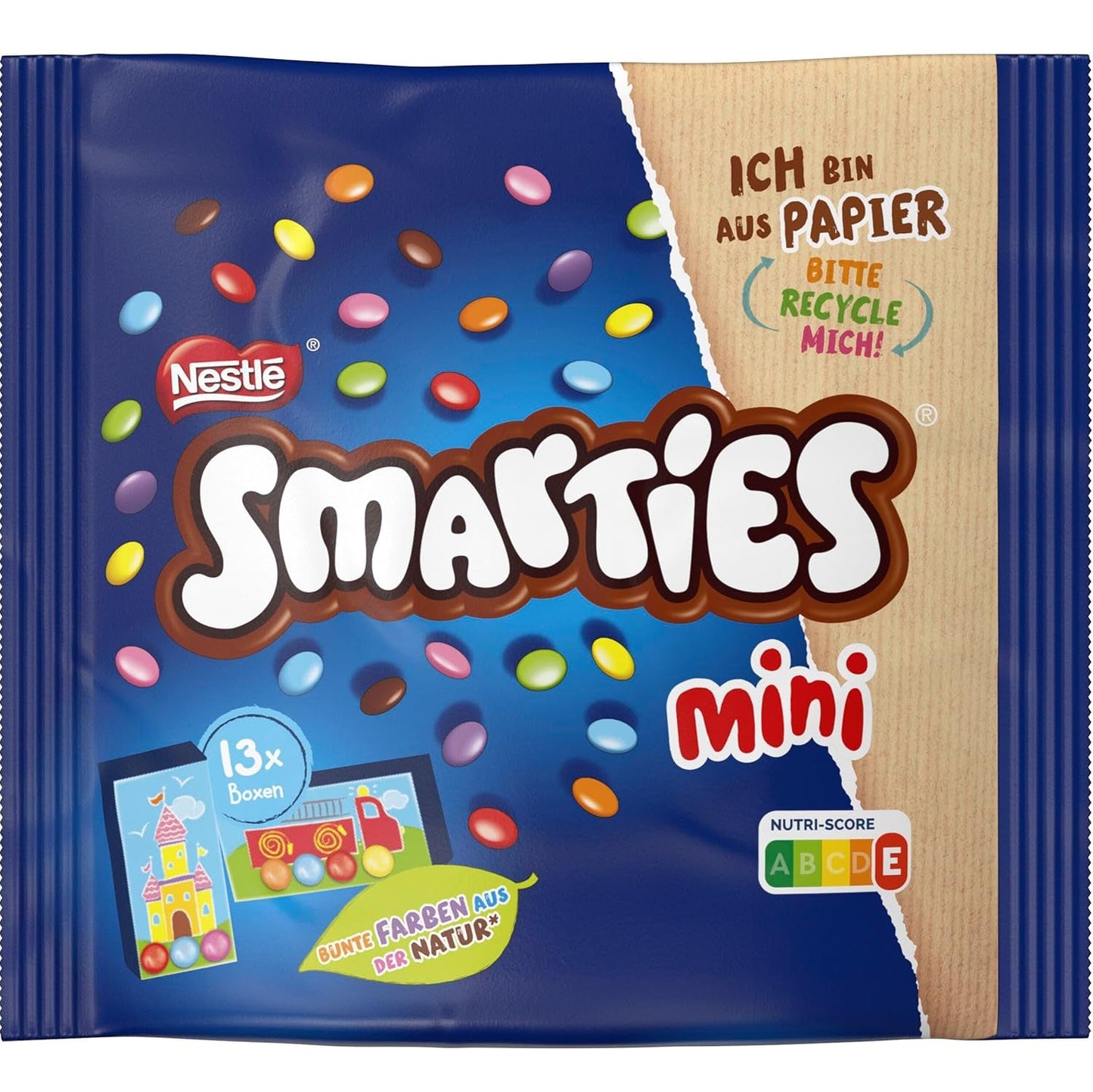 Nestlé SMARTIES Mini, små linser med mjölkchoklad, individuellt förpackade, förpackning om 16 (16 x 187 g)
