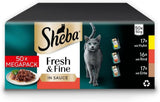 Sheba CATCARE-påse Wet Fresh & FINE (kött) bitar i sås Vuxen 50G Multipack Standard