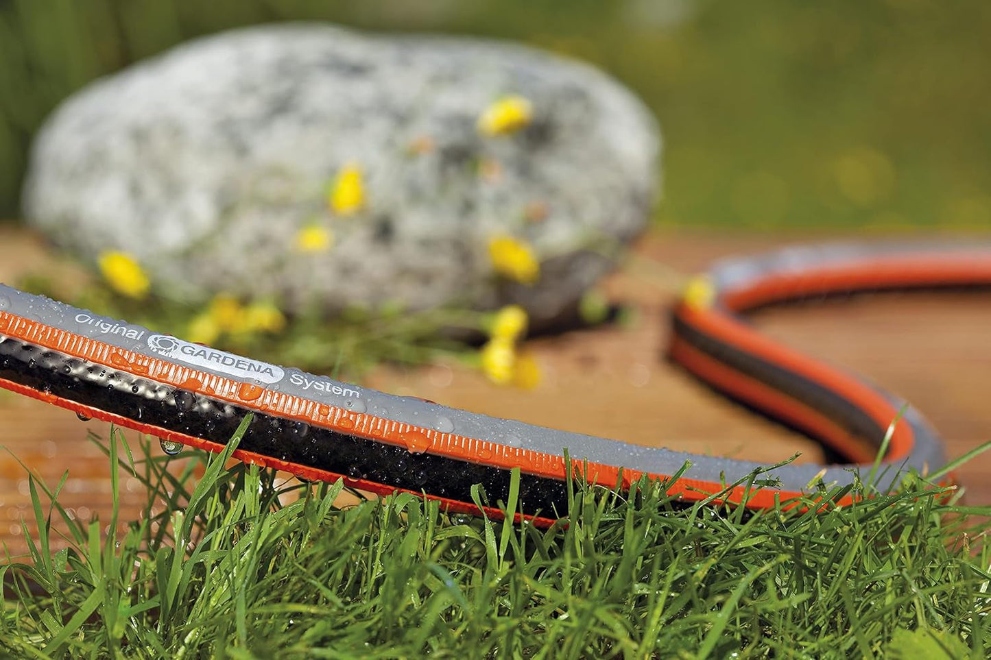 Gardena Comfort FLEX 19 mm (3/4 tum) slang, 25 m: Flexibel, formstabil trädgårdsslang med Power-Grip-profil, tillverkad av högkvalitativt spiralmaterial, 25 bar sprängtryck, utan systemkomponenter (18053-20)