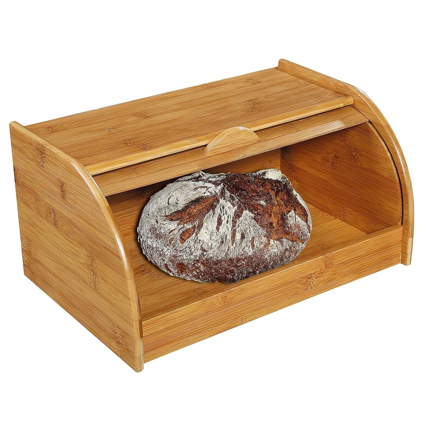 54118 Brödkorg, bambu 40 x 26 x 20 cm, brun, 40,x 27,5 x x 21,5 cm Matförvaringslådor Naty Shop