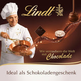 Lindt Schokolade - Golfbollar | 110 G| Drei Golfbälle Aus Lindt Vollmilch-Schokolade Mit Nougatcremefüllung Und Waffelstückchen | Pralinengeschenk | Present till golfare | Schokoladengeschenk Naty Shop