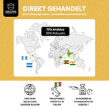 KING'S COFFEE - SPECIALROSTA - 1 kg Barista Premium Espressobönor - Kaffe med låg syrahalt - Liten satsrostning i Italien - Den finaste Arabica-Robusta-blandningen för helautomatiska och portafiltermaskiner
