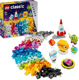 LEGO Classic Creative Space Planeter Solsystem Byggnadsmodell för barn Rymdleksak Raket Rymdskepp Planeter och utomjordingar Present för 5 år gamla pojkar och flickor 11037 Byggset Besuche den LEGO-Store Singel