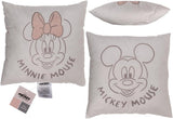 Dekorativ kudde Out of the Blue, Disney, Minnie & Mickey 40 X 40 cm, överdrag: 100% bomull, fyllning: 100% polyester Naty Shop standardkuddar Standardtitel
