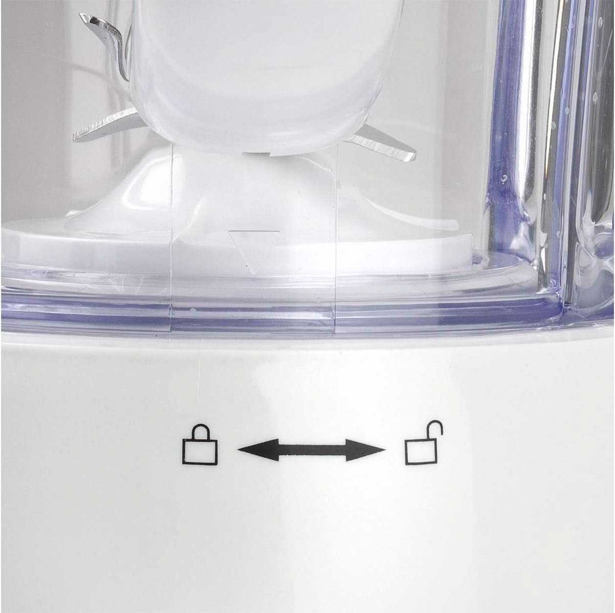 Girmi FR46 Elektrisch mixer, 1,5 liter, 2 Geschwindigkeiten Mit Pulse-Funktion, 4 Edelstahlklingen, Messbecherdeckel, Messbecher Mit Scale, Sicherheitseinrichtung, Weiß/Rot Kitchen Naty Shop