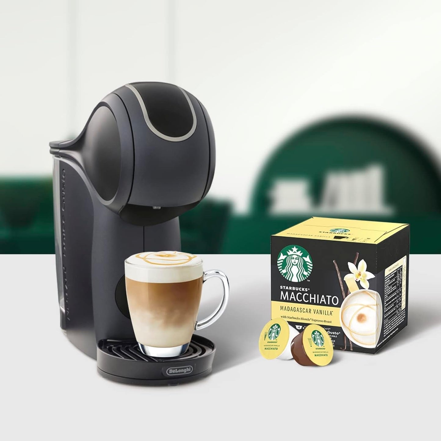 STARBUCKS Probierset, White Cup Variety Pack från Nescafé Dolce Gusto Kaffeekapseln & Vanilla Macchiato från Nescafé Dolce Gusto Kaffeekapseln 6 x 12 (72 Kapseln, 36 Portionen)