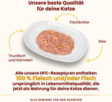 Almo Nature HFC Naturligt vått kattfoder - tonfisk och räkor, förpackning om 24 (24 x 70 g)