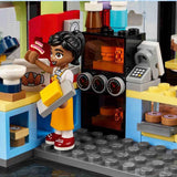 LEGO Friends Heartlake City Café, barnleksak, leksaksbageri, presentidé för flickor och pojkar 6+, set med 3 lekfigurer och hundfigur 42618 Byggset Besuche den LEGO-Store