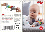 HABA 304771 - Skallra taxfigur, tyg babyleksak med skallermotor, leksak från 6 månader Leksaker Bebe Naty Shop
