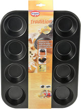 Dr. Oetker Muffinform 12-Er Mini Ø 7 Cm, Cupcake Form Für Saftige Muffins, Muffinblech Mit Antihaftbeschichtung, Menge: 1 Stück Formar och bakplåtar Naty Shop