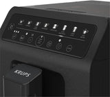 Krups EA897B Evidence ECOdesign automatisk espressomaskin, automatisk espresso- och cappuccinofunktion, Quattro Force-teknik, entrycksmjölkkoppar, 8 förinställningar, mjölksystem, 1450W