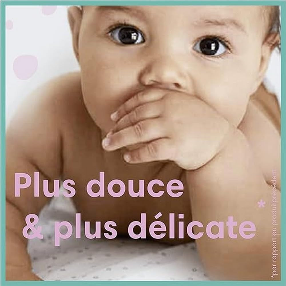 Pampers Sensitive Baby Wipes, 624 Wipes (12 x 52), Oparfymerade, för skonsam, skonsam rengöring (2-pack)