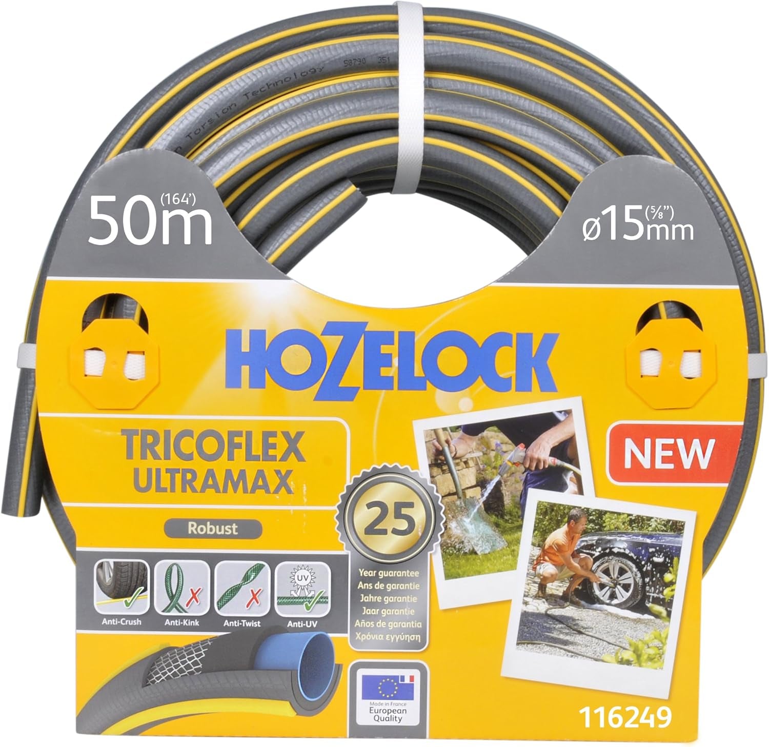 Slang Hozelock Tricoflex Ultramax 25 m (diameter 12,5 mm)