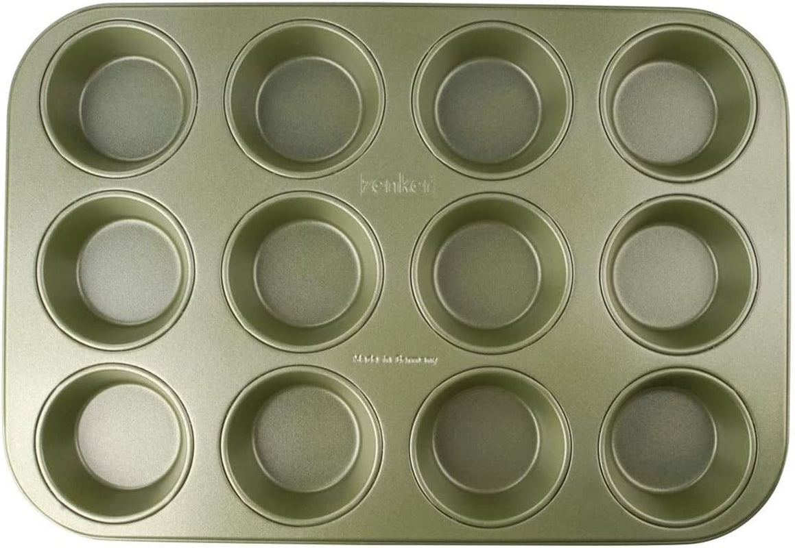 Zenker Muffinform Für 12 Stück – Ressourcenschonende Und Klimaneutrale Backform Für Muffins Und Cupcakes – 12Er Muffinblech Mit Veganer Antihaftbeschichtung Formar och brickor för bakning Naty Shop