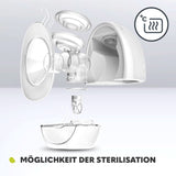 Elektrisk bröstpump LIONELO Fidi Free 2, massageläge, 5 intensitetsnivåer Tillbehör Mat och amning Bebe Naty Shop