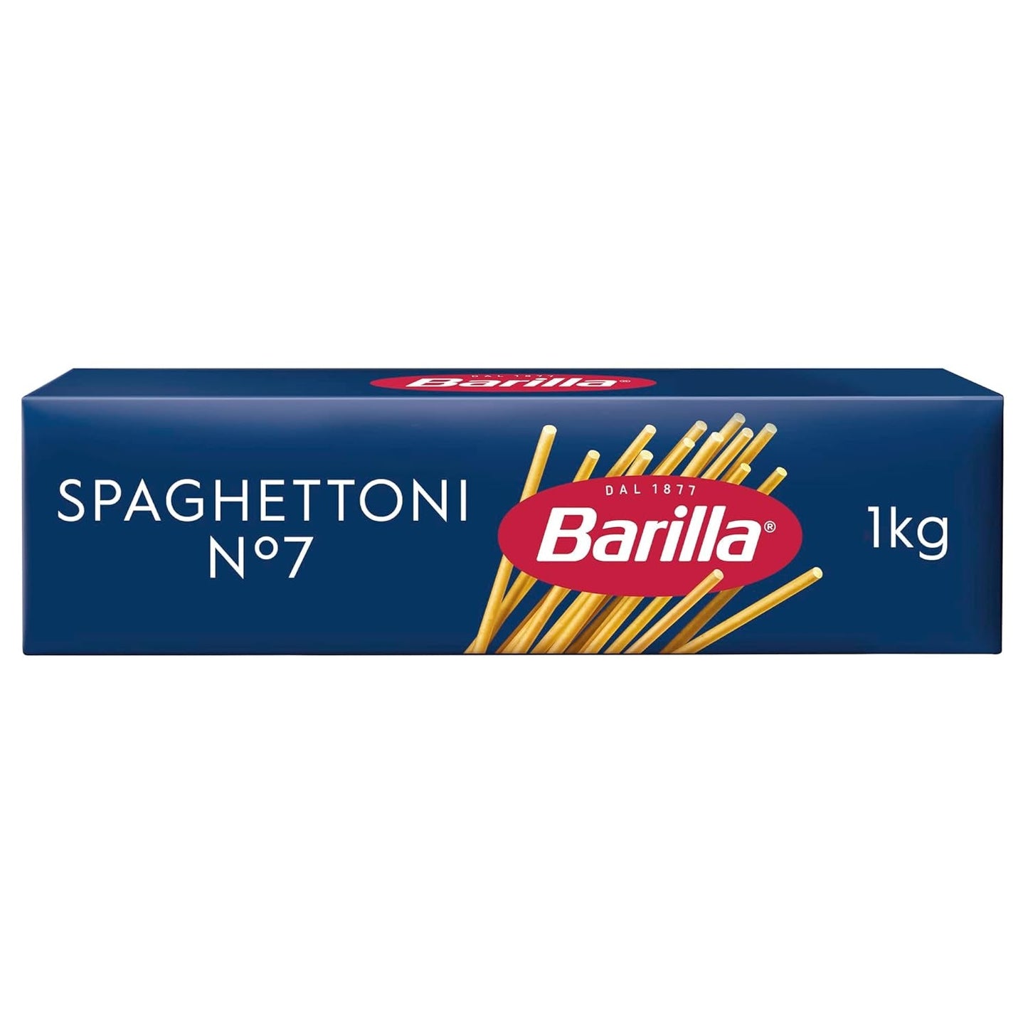 Barilla Pasta Klassische Spaghetti n.5 av högkvalitativ Hartweizen immer al dente, (1 x 500 g), smaklös