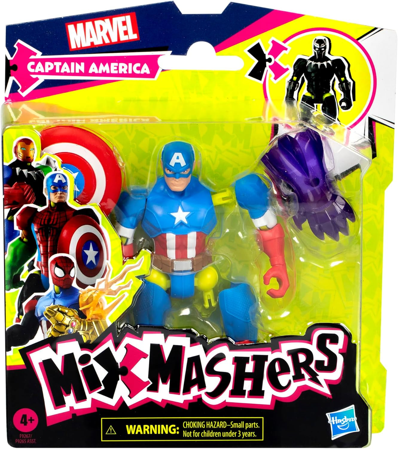 Mixmashers Marvel Captain America Avengers Mix-och-matcha actionfigurer och tillbehör Actionfigurer Naty Shop
