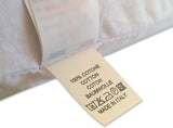 Naturlatexkudde Dubbelvågsmodell - Perforerad latexkudde Ultra andas Naturlig och hälsosam återhämtning - Högsta komfort Ergonomisk antibakteriell - 100 % tillverkad i Italien Naty Shop standardkuddar