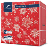 PAW - Airlaid servetter (40 X 40 Cm) I 50 delar I Perfekt för jul, vinter, helgdagar I Julaftons bordsdekorationer I Airlaid tygliknande servetter Vintergrenar I Vintergrenar