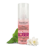 Jean & Len Knot Remover 2-Phase Leave-In Conditioning Spray, lämplig för alla hårtyper, reder ut håret och förbättrar kambarheten, fräsch doft, trasselfri, silikon- och parabenfri, vegan, 100ml Naty Shop hårborttagningsprodukter 100Ml (1 förpackning)