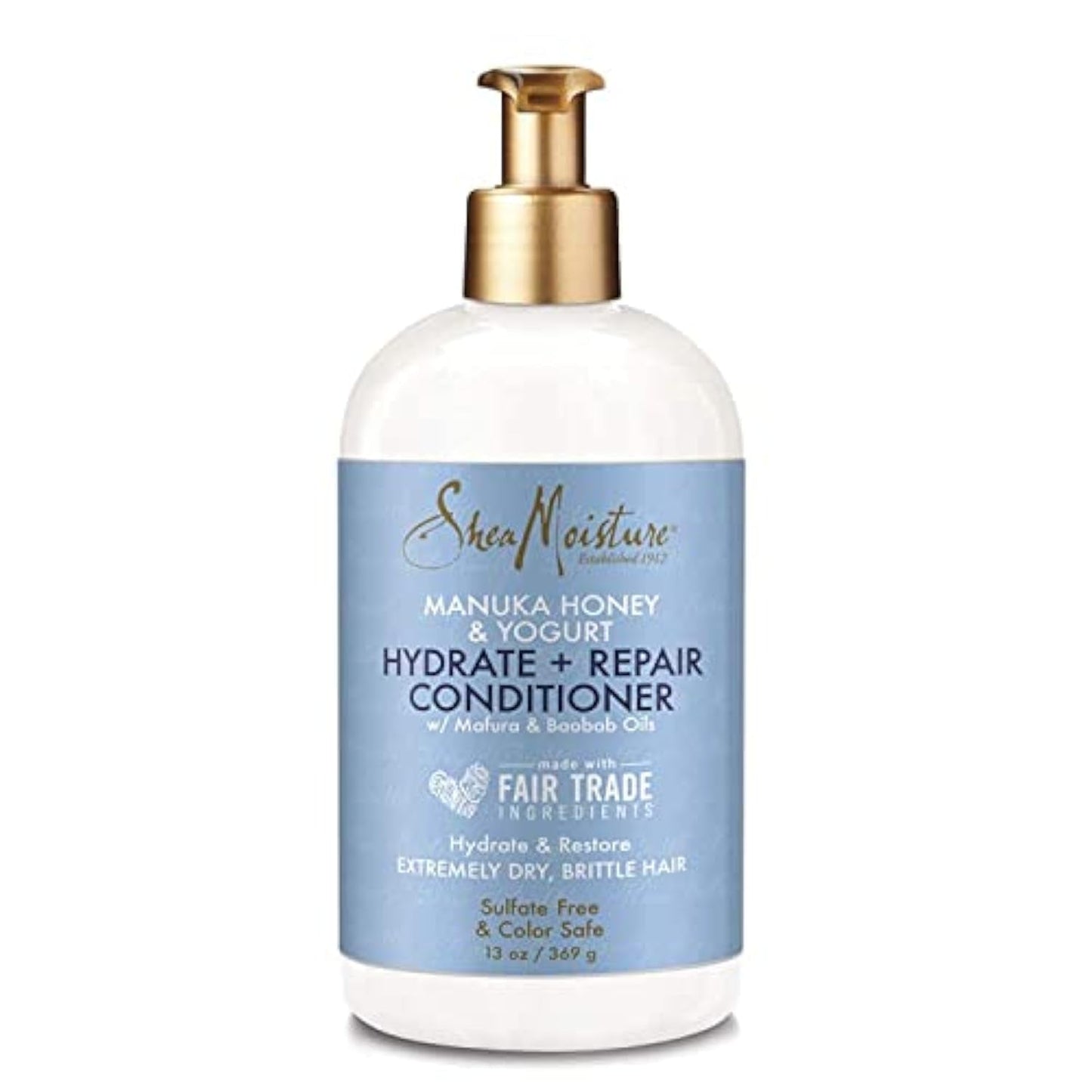 Sheamoisture Hydrate & Repair, Extremt torrt och sprött hårbalsam, Manuka Honung och Yoghurt Sheamoisture Hårvård 369 gram
