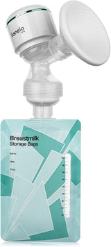 LIONELO Elektrisk bröstmjölkspump LIONELO Fidi plus 180 ml, energibesparande bärbar pump, 9 massagenivåer, drifttid 150 min Tillbehör Mat och amning Bebe Naty Shop