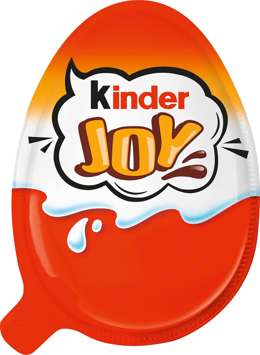 Kinder Joy-paket om 2 - Ena halvan med läcker mjölk- och kakaokräm och knapriga bollar, och den andra halvan med en stor överraskning - Påskchoklad, påskgodis - Påskpresent - 40g
