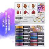 Magicat hårkrita för flickor I 10 tvättbara färger och 5 hårband I present till flickor 4 år till 10 år I Kreativ present till barnfödelsedagsfest 2025 I Säker och färgstark Naty Shop Hårfärgning