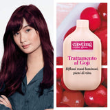 Hårfärgning Gjutning Creme Gloss utan ammoniak N360 Svart körsbär Hårfärgning Naty Shop