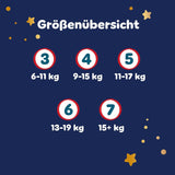 Pampers Night Pants storlek 6 blöjor, 138 stycken, 13kg-19kg, ger extra skydd hela natten.