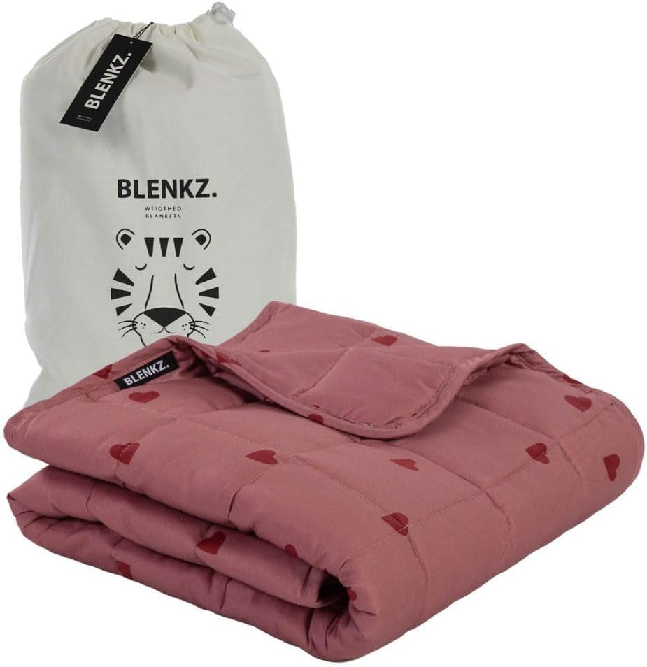 Vägt babyfilt | 3,5 kg | 100X150cm | Terapifilt | Tyngda filtar | Tung filt (blått tigeransikte, 3,5Kg-100X150 Cm) BLENKZ sängar och filtar. Hjärta rosa röd 3,5Kg-100X150 Cm