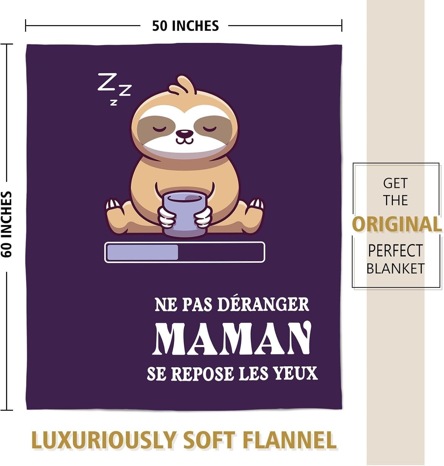 Niyewsor födelsedagspresent, till mamma, fleecefilt, present till mamma, mors dag och julklappsidé till mamma Niyewsor sängar och filtar
