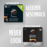 Caffè Vergnano 1882 - Èspresso Kompostierbare Kaffeekapseln , kompatibel med Nespresso, Intenso (Intenso) - Packung Enthält 100 Kapseln