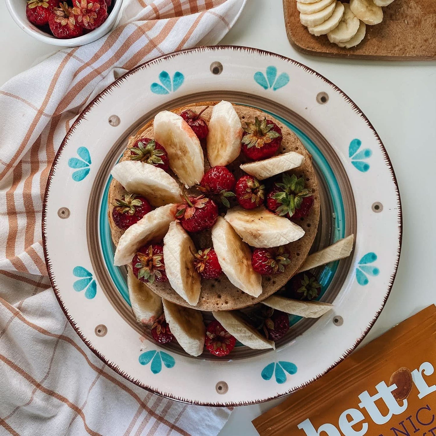 Bett'R Pancake Mix, ekologisk, vegansk och glutenfri bakmix, 6 x 400 gram Kitchen Naty Shop