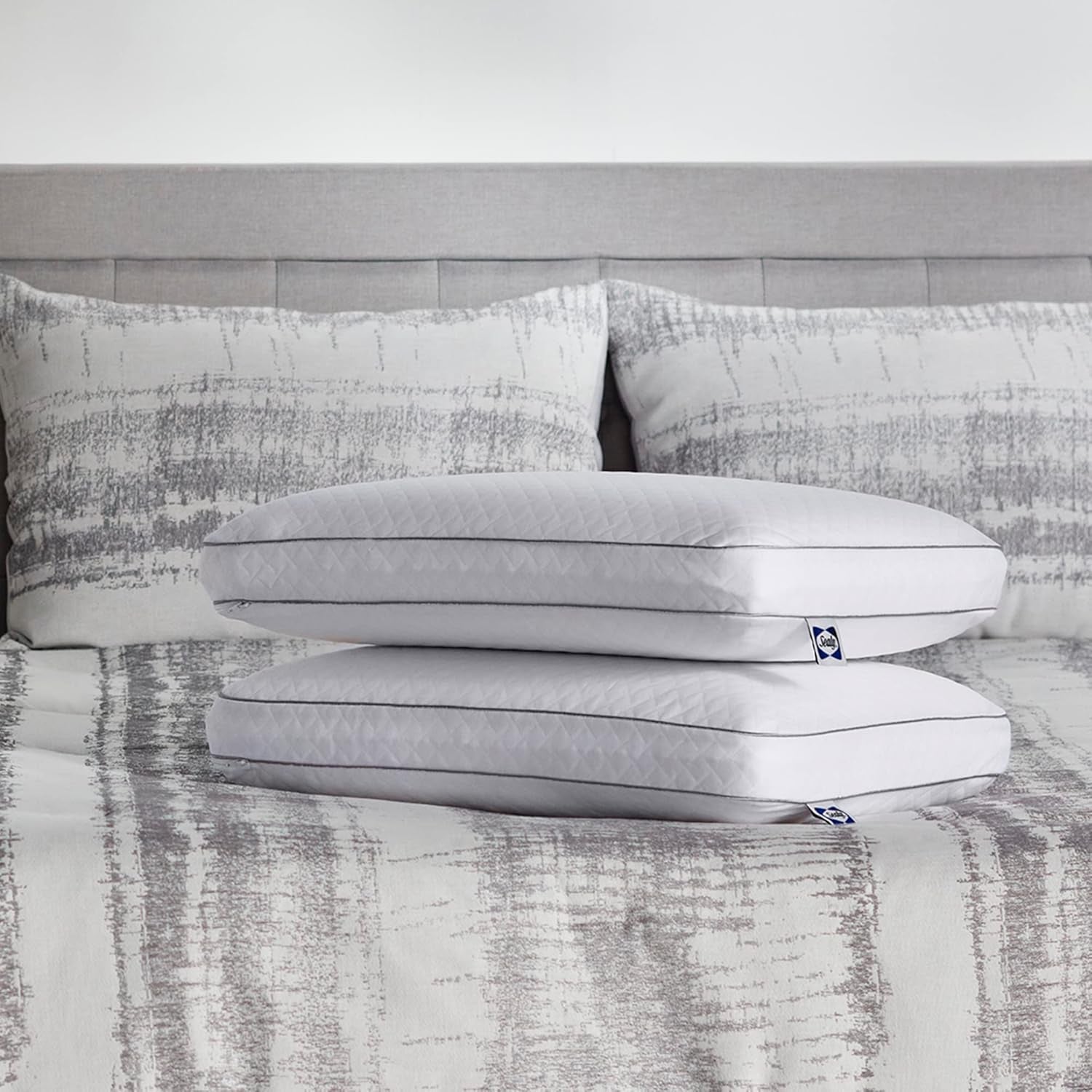 Sealy Essentials Memory Foam Kudde Standard Vit 2 delar Naty Shop Standard kuddar 2 delar