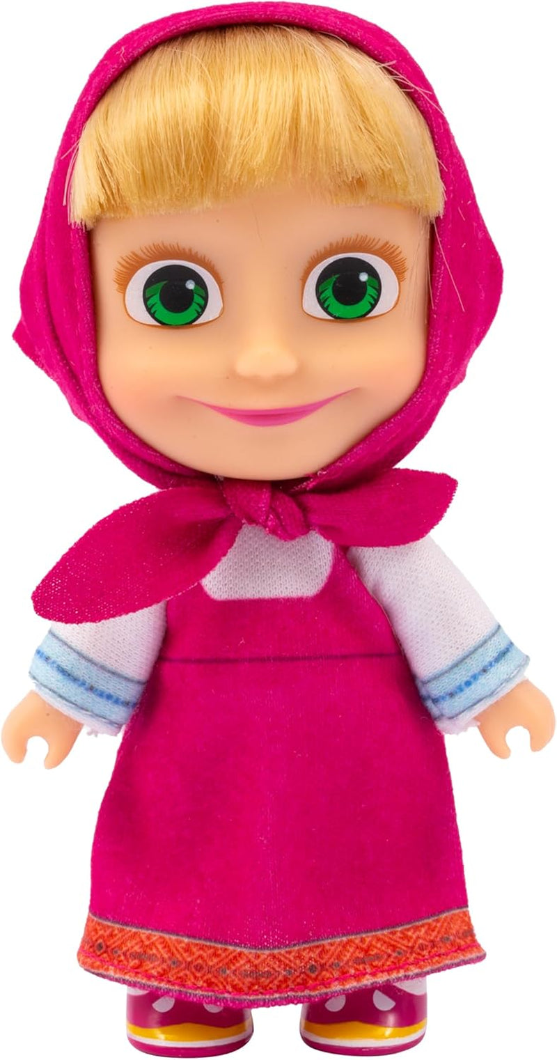 Masha och Michka docka 12 cm samlingsbar sommaroutfit modellleksak för 3 år och uppåt MHA001