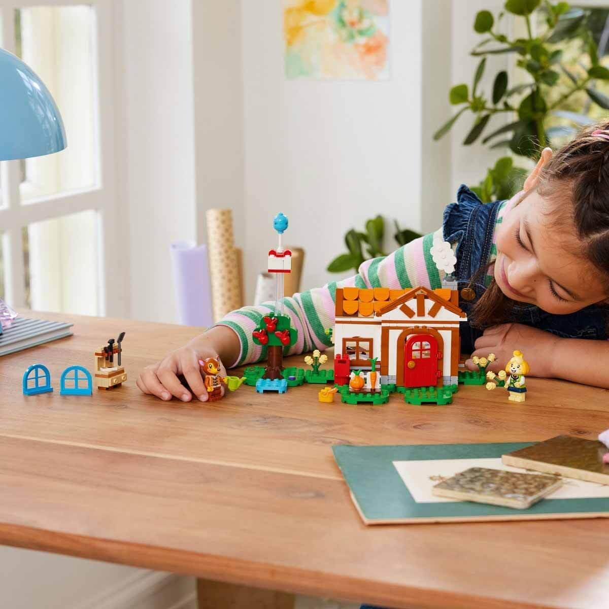 LEGO Animal Crossing Noook's Shop och Sophie's House-set, kreativ leksak för barn med 2 minifigurer från tv-spelsserien, present till flickor och pojkar från 7 år 77050 Byggset Besuche den LEGO-Store