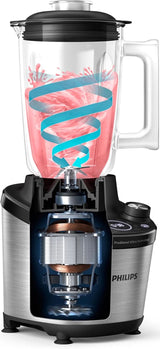 Blender PHILIPS Series 7000 HR3760/00, 2l, 1500W, 12 hastighetssteg, svart Kitchen Naty Shop