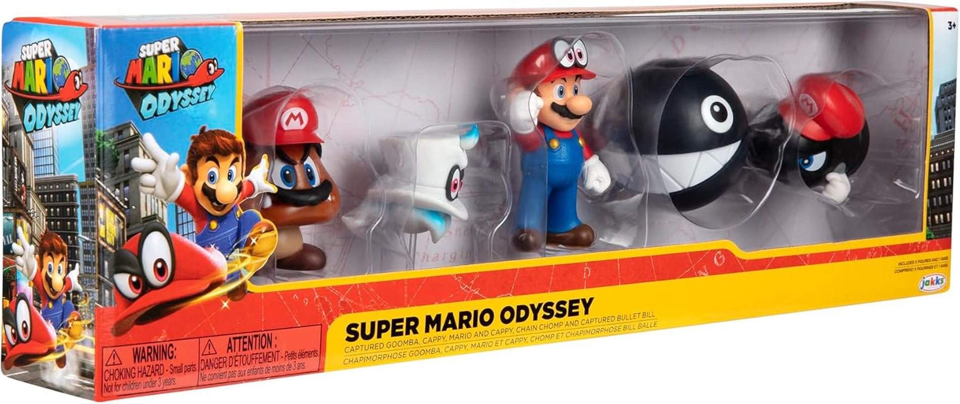 Ksruee Super Mario Mario Odyssey 5,6 cm Pack Actionfigurer Naty Shop