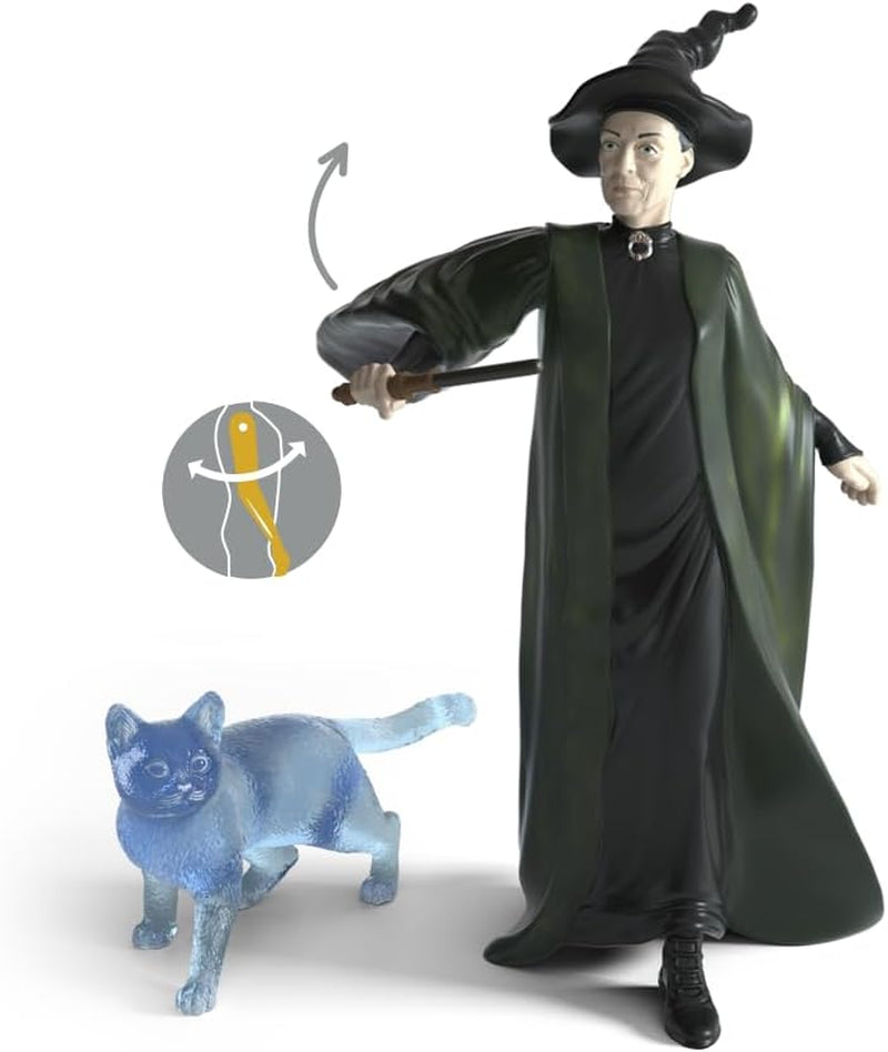 Schleich 42682 Professor McGonagall & Patronus, Från 6 år, HARRY POTTER - Lekfigur, 16 X 11 X 18 cm Actionfigurer Naty Shop