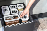 ZWILLING FRESH & SAVE CUBE Box, storlek 2M, modulär och stapelbar förvaringslåda, hermetisk och tömbar förvaring, diskmaskinssäker, transparenta matförvaringslådor Naty Shop