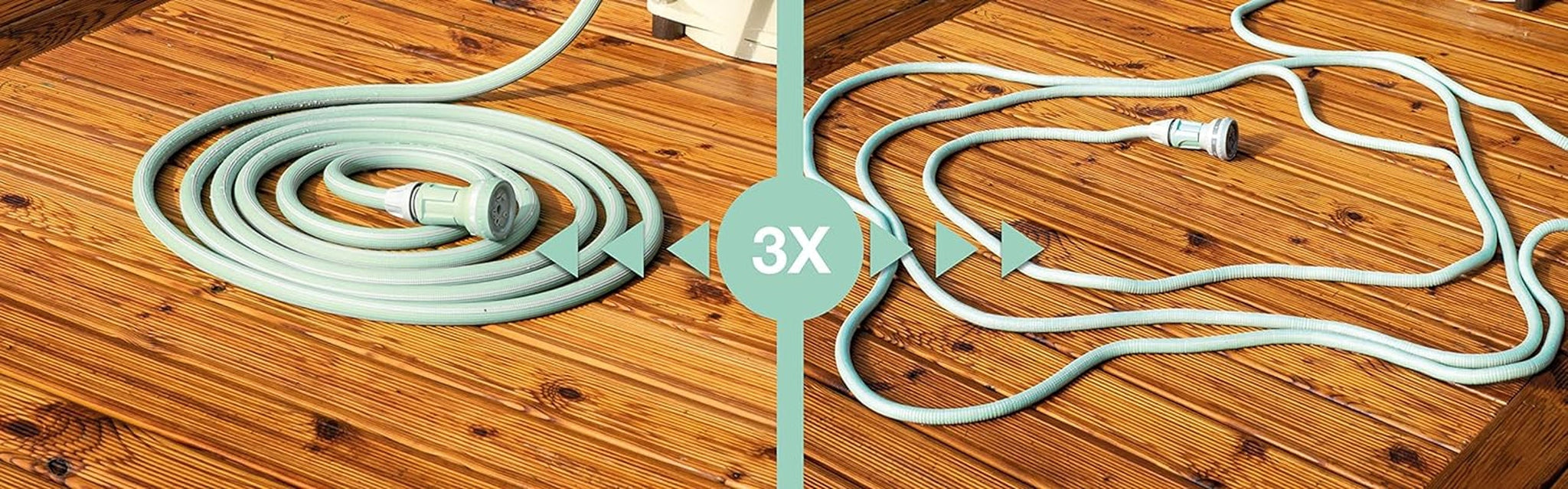 Magic Soft Smart 30 Meter - Trädgårdsbevattningsrör, Antiknut, Anti-twist, Vattenslang