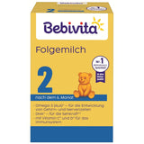 2 Folgemilch (4 x 500g), efter dem 6. Monat, med vitamin C och D, Omega-3 (DHA), altersgerecht sättigend