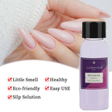 GZMAYUEN Poly Nail Gliding Solution 30ml * 2 Nail Extension Gel Flytande Poly Extension Gel - Enkel DIY Gliding Solution med borste