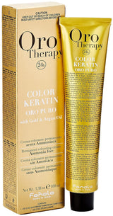 Fanola Oro Therapy Color Keratin 5.0 100ml Hårfärgning Naty Shop 4 mellanbrun